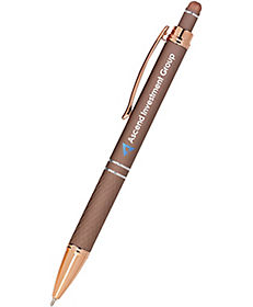 Custom Rose Gold Pens & Products: Full Color Crossgate Stylus  Pen - Rose Gold